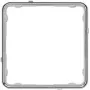 JUNG CDP 81 GCR Cornice applicazione, CD PLUS, termoplastica, cromo lucido (galvanizzato)