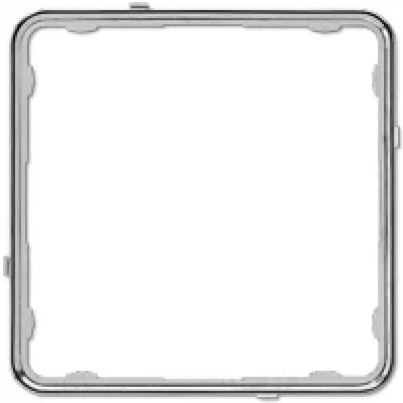 JUNG CDP 81 GCR Cornice applicazione, CD PLUS, termoplastica, cromo lucido (galvanizzato)