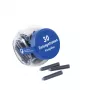 Pelikan 4001 Standard International Cartucce d'inchiostro corte per penne stilografiche, blu royal, cancellabile e lavabile, 30 cartucce in barattolo 300003745