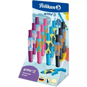Pelikan griffix Roller, espositore da banco, impugnatura ergonomica, per destrimani, blu royal (605366)