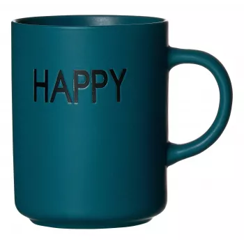Ritzenhoff & Breker PETROL HAPPY Set tazze da caffè, 390 ml, porcellana, lavabile in lavastoviglie, 4 pezzi 425642