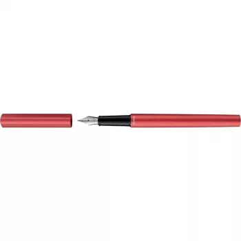 Pelikan Ineo Elements Penna stilografica, rosso fuoco, metallo opaco anodizzato, pennino in acciaio inox lucido M, 1 pezzo (300009909)