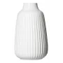 Ritzenhoff & Breker SANREMO Set 2 vasi per fiori in gres bianco, 240 mm, struttura decorativa a scanalature 746655