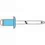 GESIPA rivetti ciechi acciaio inox 4 x 14 mm testa a cupola, 500 pezzi 6330533 LEGIERUNGSZUSCHL