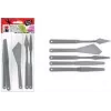 Marabu set spatole per miscelazione, plastica, 5 pezzi, per colori a impasto, paste strutturate, colori acrilici, colori a olio, gel 0173000000031