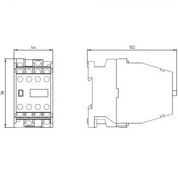 SIEMENS contattore ausiliario 62E 6NO+2NC AC230V 3TH4262-0A (3TH42620AP0)