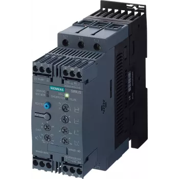 SIEMENS SIRIUS 3RW4038-1 avviatore progressivo, 37 kW, 72 A, 200-460 V AC, comando 24 V AC/DC, morsetti a vite 3RW40381BB04
