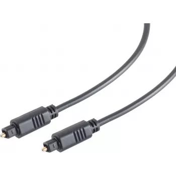 ShiverPeaks S/CONN maximum connectivity cavo audio ottico digitale, connettore maschio Toslink su connettore maschio Toslink, 3,0 m, nero 69004-3.0