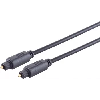 ShiverPeaks S/CONN maximum connectivity cavo audio ottico digitale, connettore maschio Toslink su connettore maschio Toslink, 3,0 m, nero 69004-3.0
