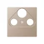 Jung A 561 PLSAT CH copertura centrale color champagne per presa SAT-TV a 4 fori