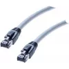 shiverpeaks BASIC-S Cavo patch, Cat.8, S/FTP, 15,0 m, grigio, RJ45 su RJ45, TIA/EIA 568B BS08-400813