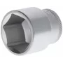 GEDORE 1/2 inch Attacco chiave a bussola esagonale 32 mm, 6 lati, cromata, DIN 3124 6132740