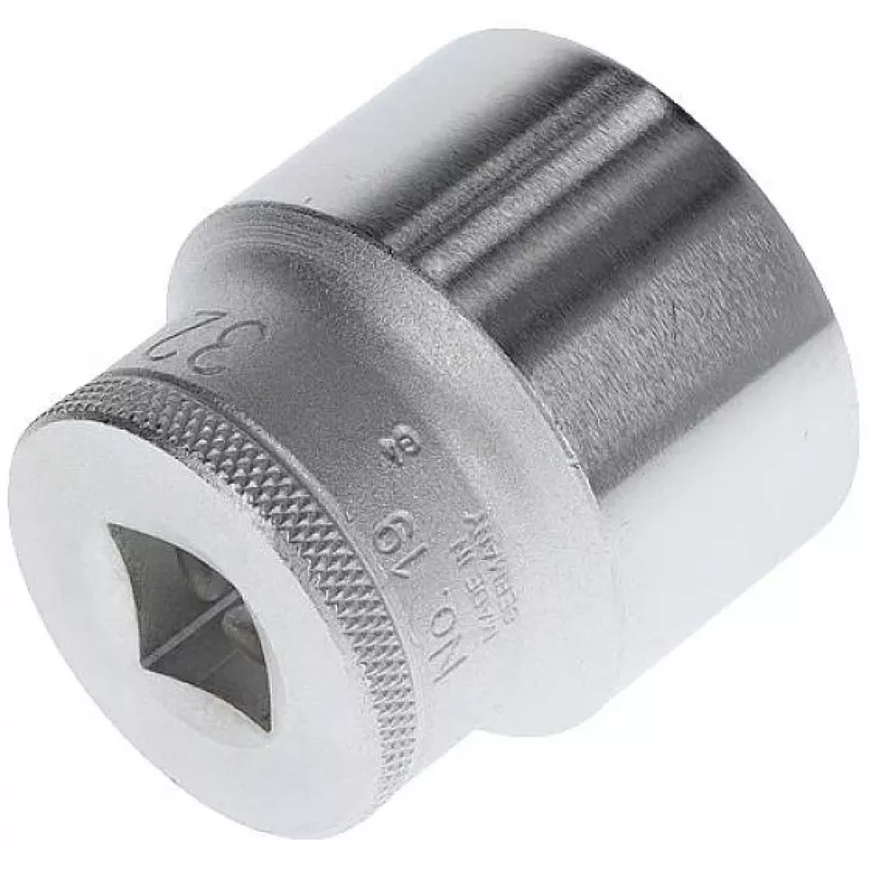 GEDORE 1/2 inch Attacco chiave a bussola esagonale 32 mm, 6 lati, cromata, DIN 3124 6132740