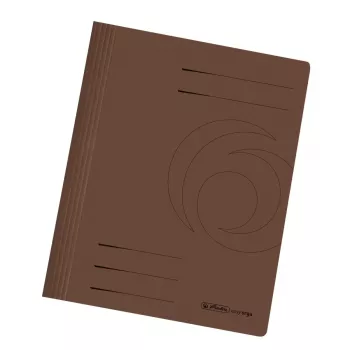 10 Herlitz Raccoglitore in cartone marrone DIN A4 10900223