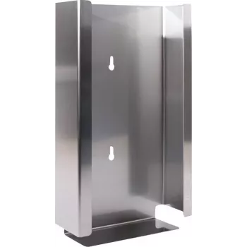 HYGOSTAR Supporto dispenser guanti in acciaio inox a 3 scomparti 88937
