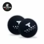 TALBOT torro Palla da squash, nero/rosso, media, confezione da 2 blister con punto rosso 251105