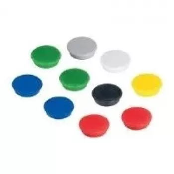 FRANKEN HM38 09 calamita adesiva, 1500 g, 38 mm, rotonda, bianca, cappuccio in plastica, verniciata, 1 pezzo