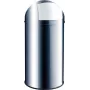 Helit H2401700 Cestino per rifiuti 30L, acciaio inossidabile