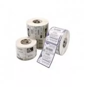 Zebra Z-Perform 1000T rotolo etichette in carta per trasferimento termico - 101,6 x 101,6 mm, 127 mm diametro esterno, 25,4 mm anima, bianco, adesivo permanente, 662 etichette/rotolo