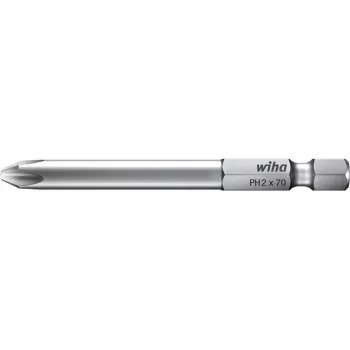Wiha Phillips PH1 25mm Hex E6.3 bit in cromo-vanadio 22509