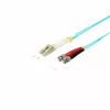 SHIVERPEAKS S/CONN maximum connectivity cavo patch in fibra ottica LC/ST Duplex Multimode OM3 50/125µm, aqua, 5m (77945/3)
