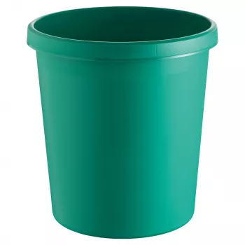 HELIT H61058-52 cestino rotondo in plastica 18L verde
