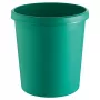 HELIT H61058-52 cestino rotondo in plastica 18L verde