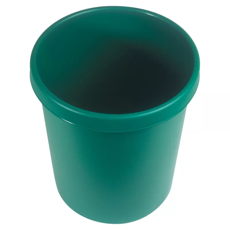 HELIT H61058-52 cestino rotondo in plastica 18L verde