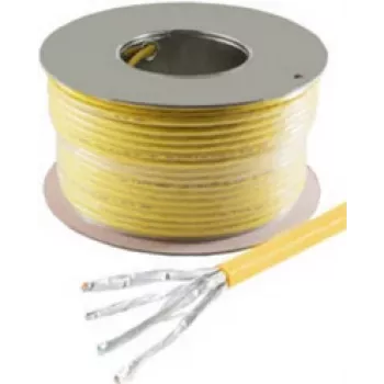 SHIVERPEAKS 75500-A+-100SSP Cavo per installazione Cat.7a S/FTP, 100 m, giallo