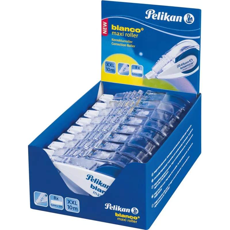 Pelikan blanco Maxi Correttore a nastro, 4,2 mm x 10 m, senza solventi, bianco 340315