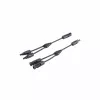 SHIVERPEAKS PV4 Set di cavi con adattatore a T, 2 in 1, 4 mm², nero, 30 cm BS02-21032