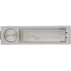 RITTO 1229922 Pulsante campanello in acciaio inox con portanome per serie Portier