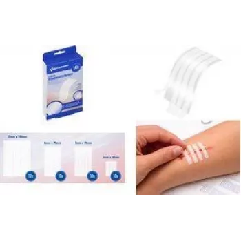FIRST AID ONLY strisce sterili per chiusura ferite, bianco, 140 strisce per blister (P-10095 00)