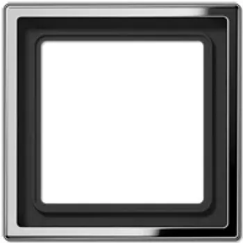 JUNG GCR 2981 placca 1 modulo, LS 990, cromo lucido