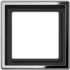 JUNG GCR 2981 placca 1 modulo, LS 990, cromo lucido