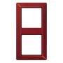 JUNG AS 500 placca, 2 moduli, rosso rubino (RAL 3003), orizzontale/verticale AS582BFRT