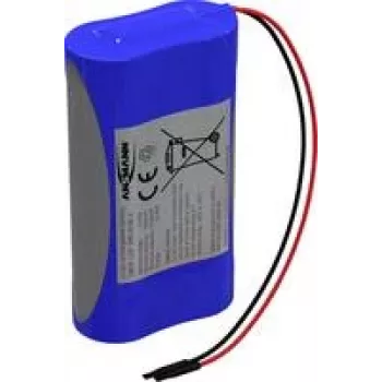 ANSMANN 1S2P pacco batteria Li-Ion 2x 18650 con cavo 3,6 V 7000 mAh 2447-3033-20