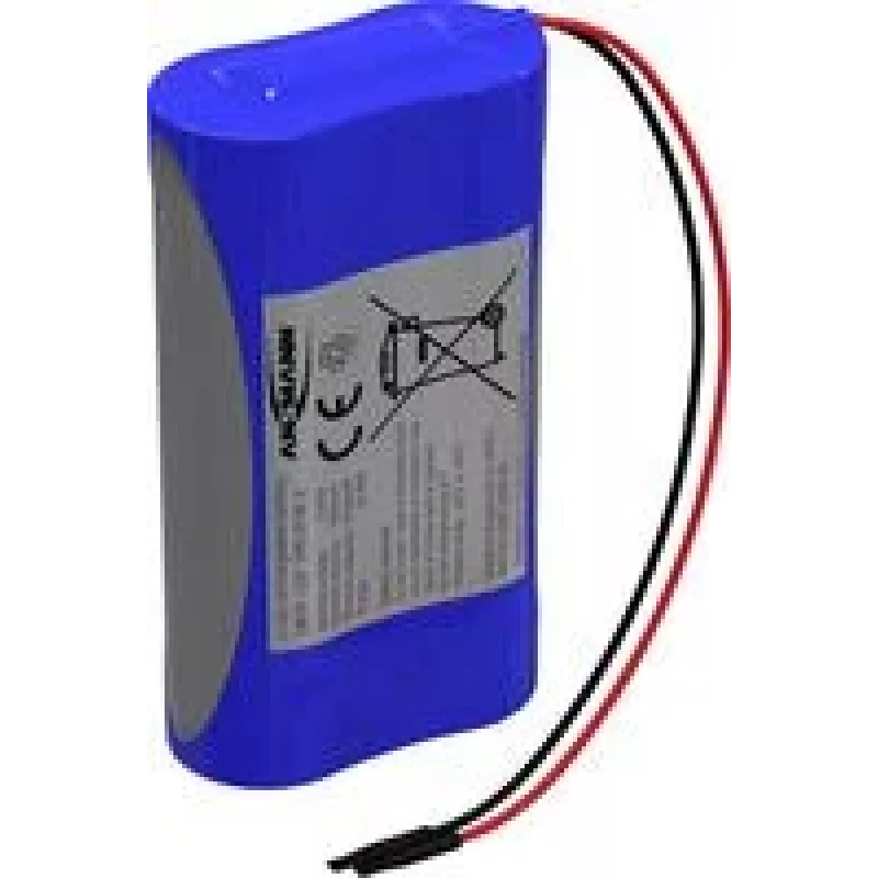 ANSMANN 1S2P pacco batteria Li-Ion 2x 18650 con cavo 3,6 V 7000 mAh 2447-3033-20