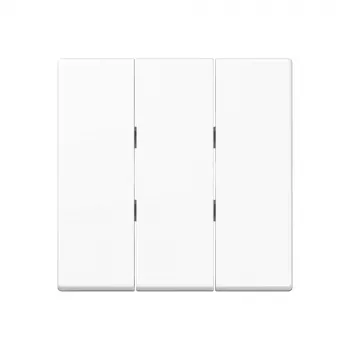 JUNG A593BFWW tasto per interruttore 3 posti, bianco alpino