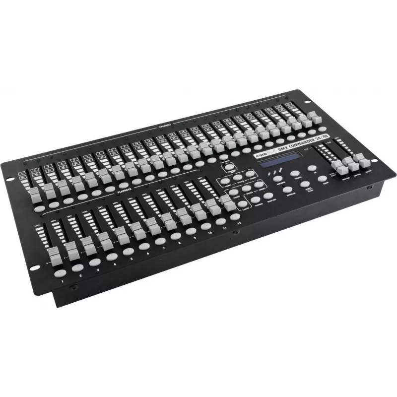 Eurolite DMX Commander 24/48 controllo luci, 48 canali, montaggio rack 19