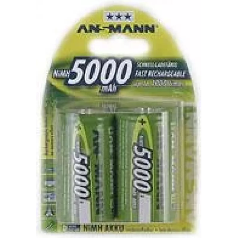 ANSMANN D batteria ricaricabile NiMH 5000 mAh 1,2 V 5030921