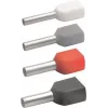 Klauke 87313 doppio puntalino 2 x 0,75 mm² grigio