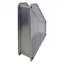 HELIT H2518000 portariviste in mesh DIN A4 filo metallico argento verniciato a polvere, 1 pezzo