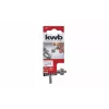 KWB chiave per mandrino portapunta per mandrino a corona dentata, S2, pignone 10 mm, acciaio temprato, impugnatura nera 285820
