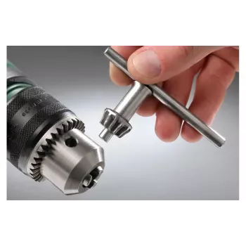 KWB chiave per mandrino portapunta per mandrino a corona dentata, S2, pignone 10 mm, acciaio temprato, impugnatura nera 285820
