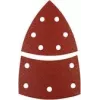 Fogli abrasivi delta KWB 496104 grana 40, 93 mm, confezione da 5