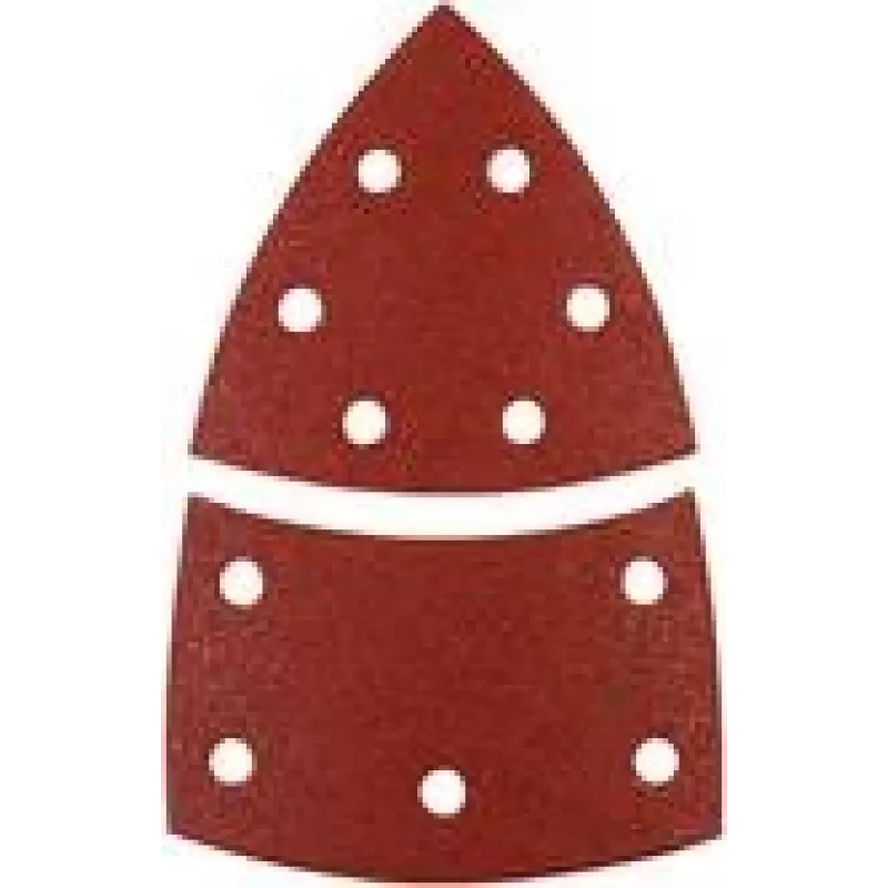 Fogli abrasivi delta KWB 496104 grana 40, 93 mm, confezione da 5