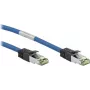 Cavo patch Wentronic Goobay CAT 8.1, S/FTP (PiMF), blu, 5 m, LSZH, rame, 24 AWG 45662