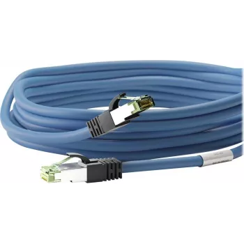 Cavo patch Wentronic Goobay CAT 8.1, S/FTP (PiMF), blu, 5 m, LSZH, rame, 24 AWG 45662
