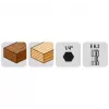 Punta elicoidale per legno kwb 513904 4 mm x 50 mm